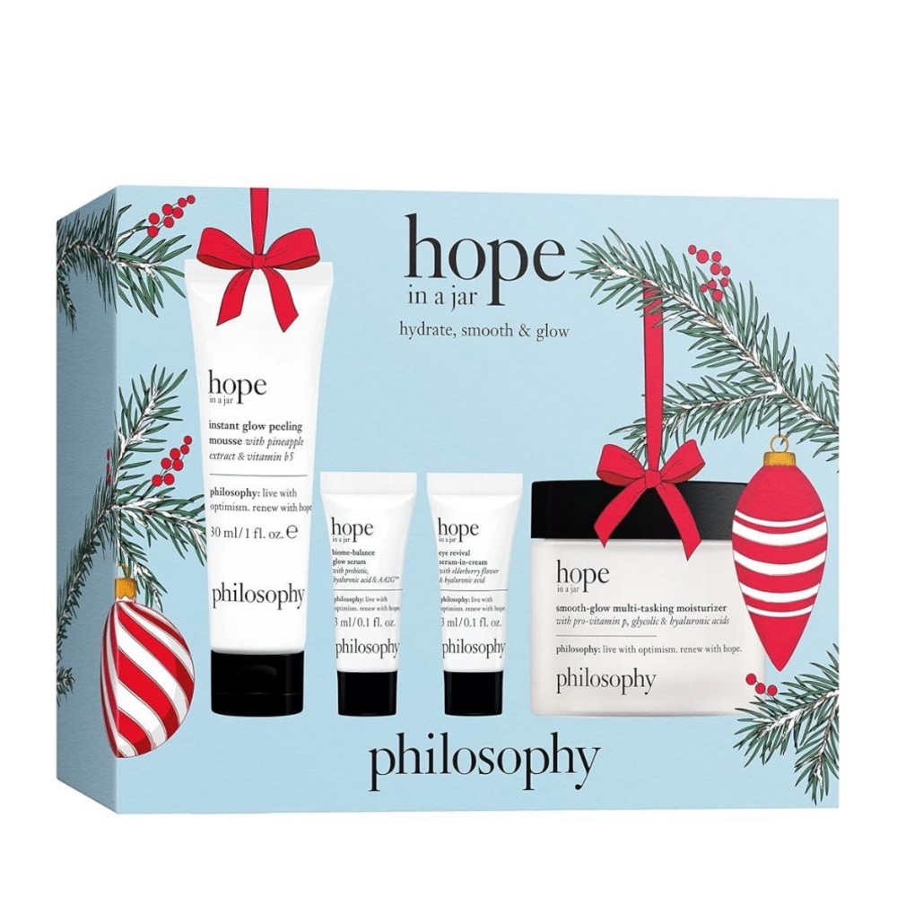 NIB Philosophy Hope in a Jar Holiday Skincare Set